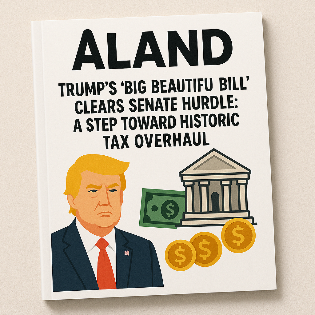 ALAND Magazine Cover Trump Big Beautiful Bill Senate Tax Overhaul 2025